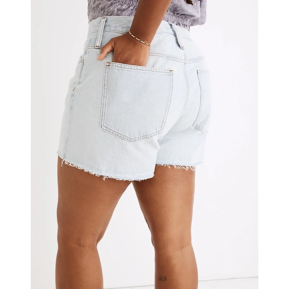 Madewell Relaxed Denim Shorts in Essen Wash Women’s 27 - Picture 12 of 14